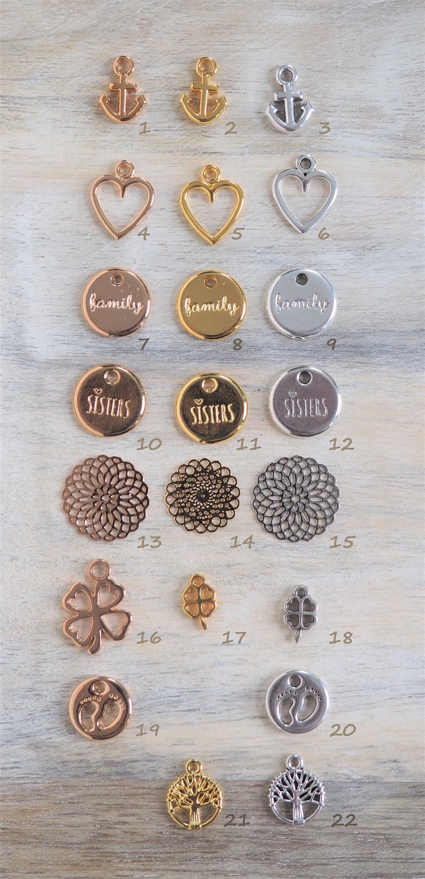 Schmuckpraline I Upgrade zweiter Metallanhänger gold l silber l roségold