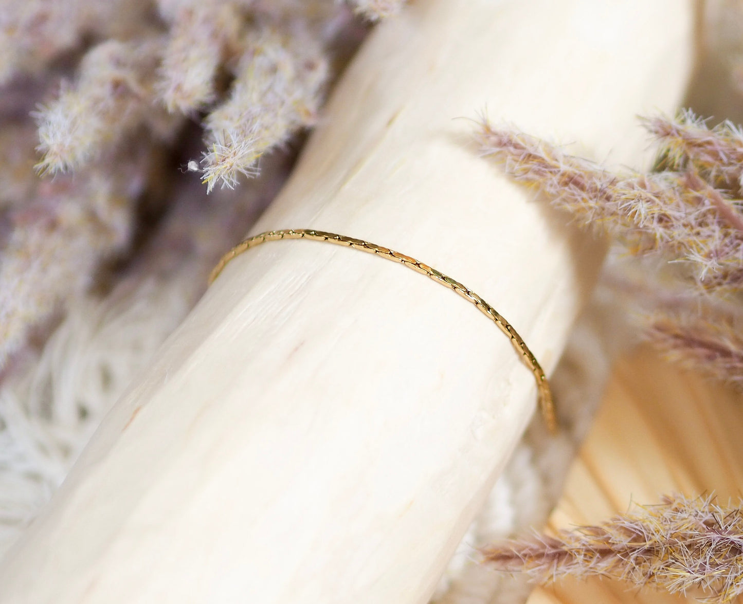 Gliederarmband vergoldet